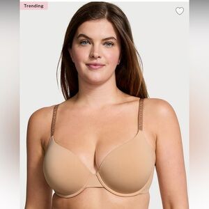 Victoria’s Secret T-shirt Lightly Lined Demi Bra 36C Praine